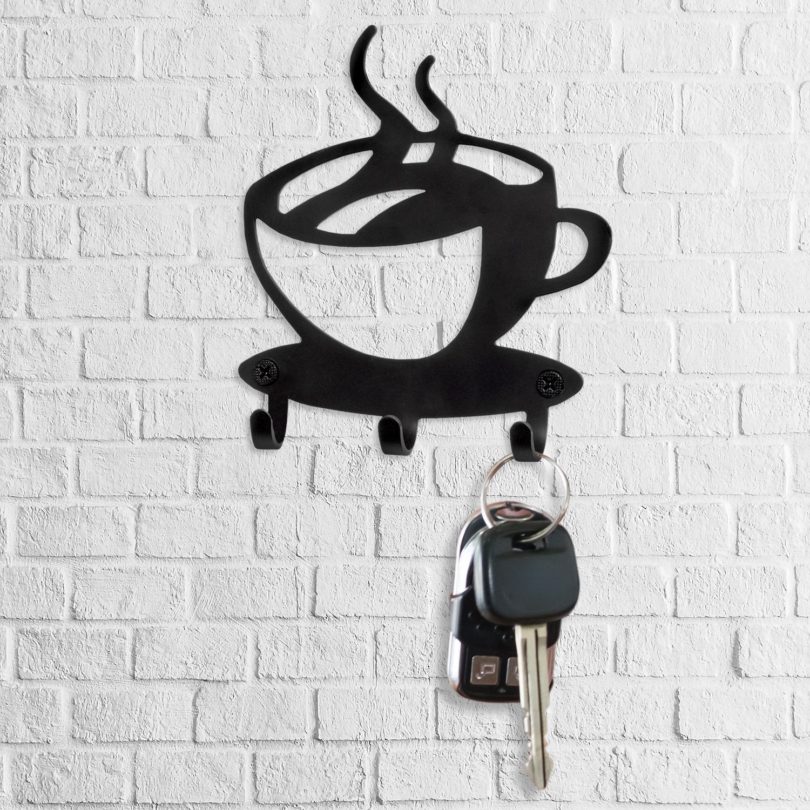 Key Holder Rack Wall Mounted – Modern Coffee