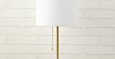 Urban Shop WK639524 Marble Metallic Stick Lamp