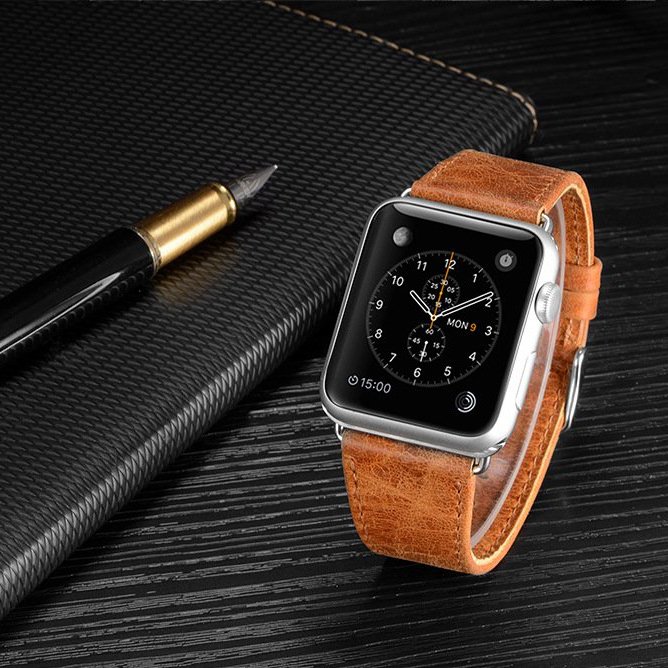 Genuine Leather Apple Watch Band