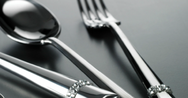 Duetto Swarovski 24-Piece Cutlery Set by Casa Bugatti