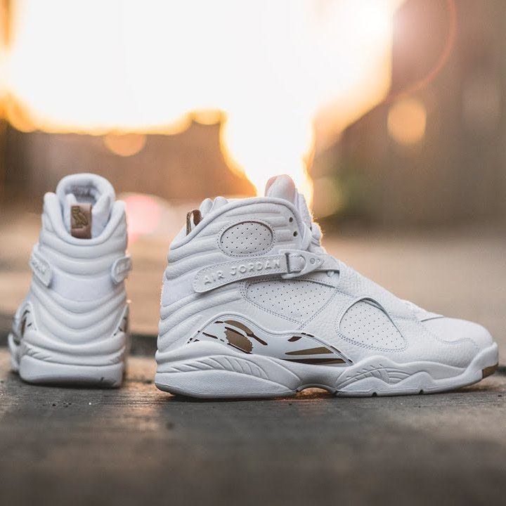 Jordan 8 Retro OVO White