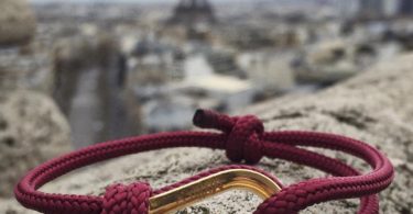 Burgundy Personalized Bracelet