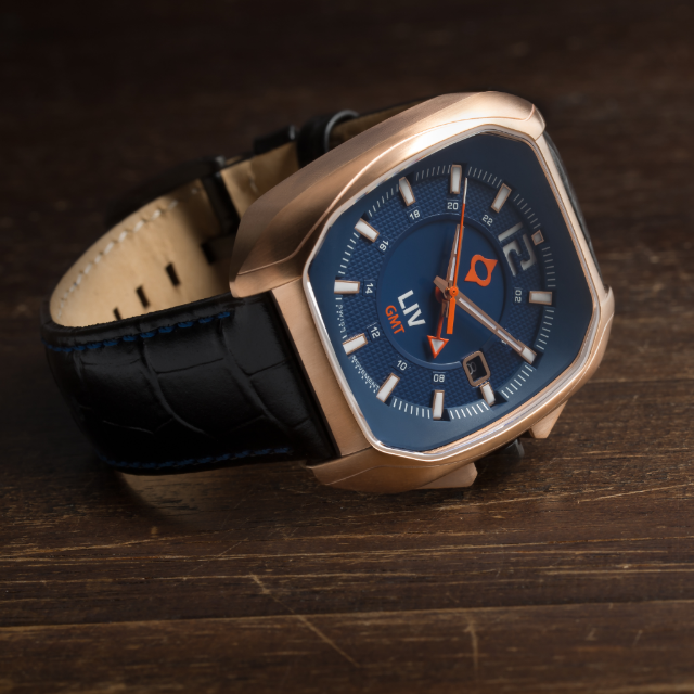 Limited Edition Rebel-GMT Swiss Dual Time 24 Hour Rose Gold 4170.49.45