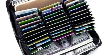 High Capacity 36 Card Slots RFID Wallet