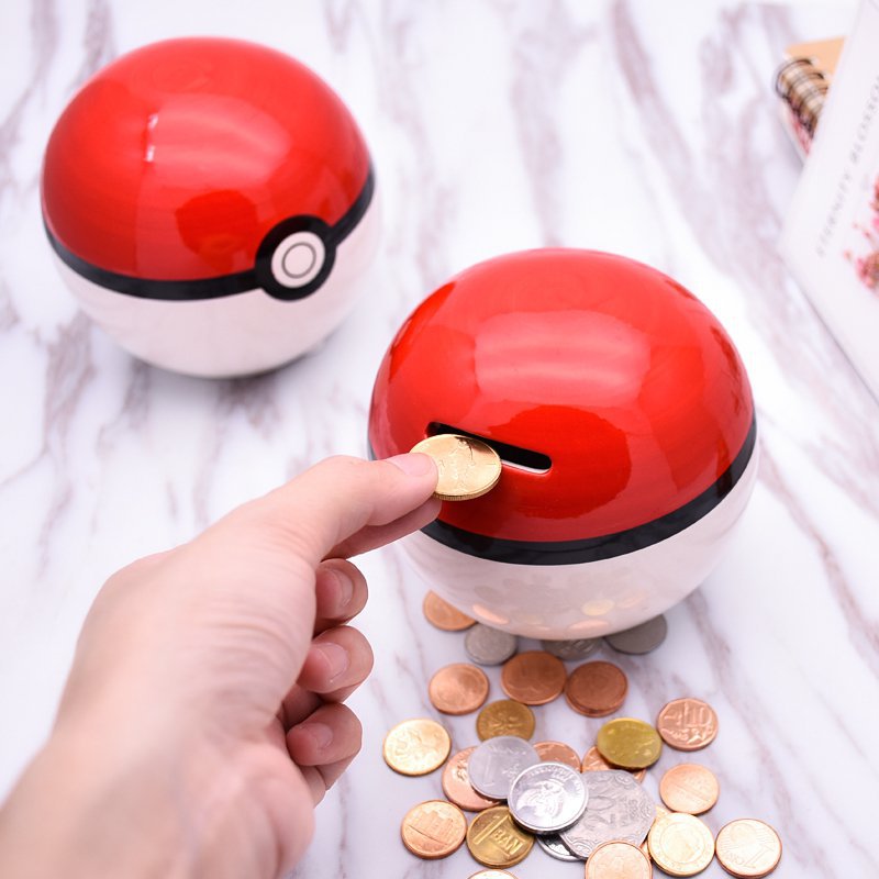 Pokeball Piggy Bank