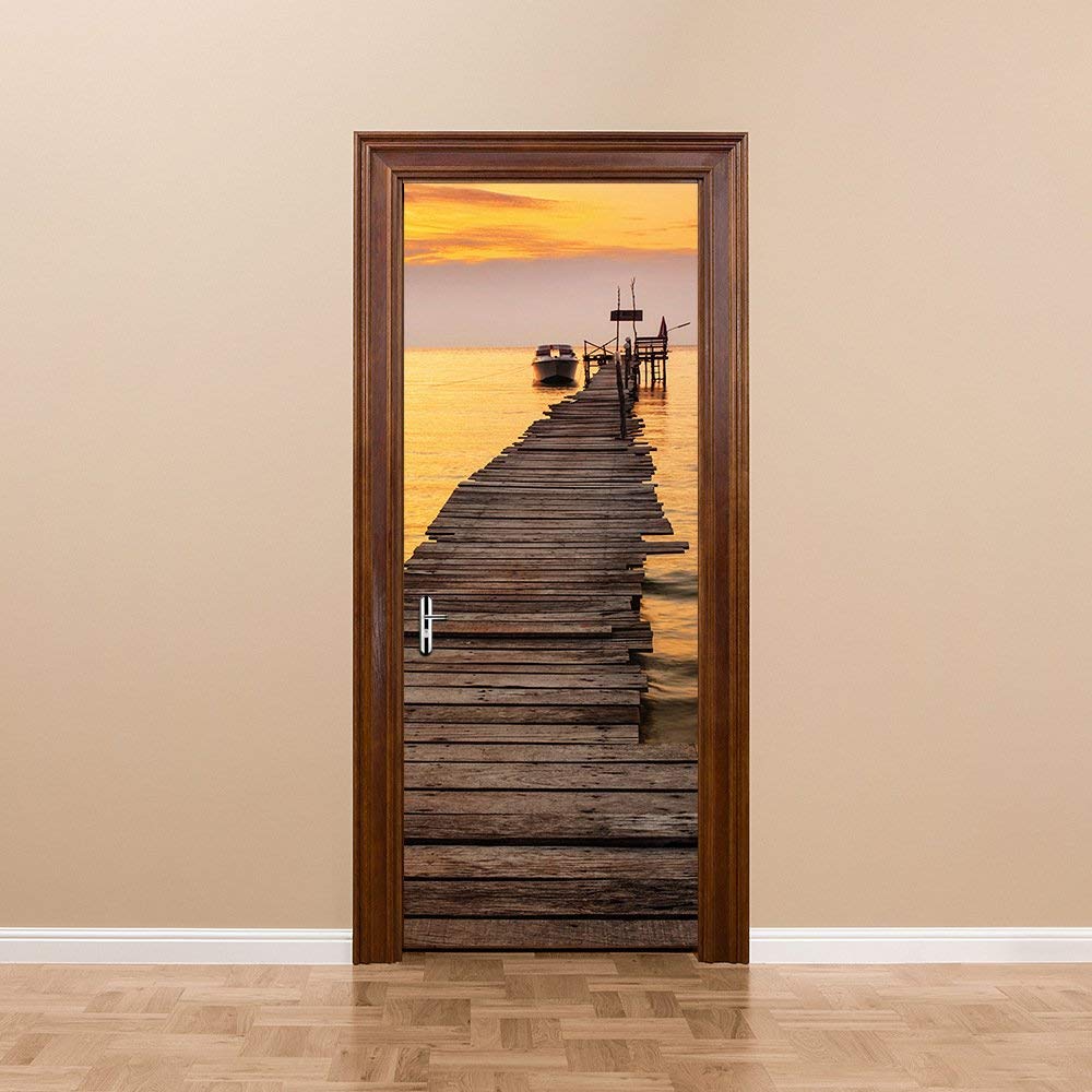 Beach Scenery Door Mural