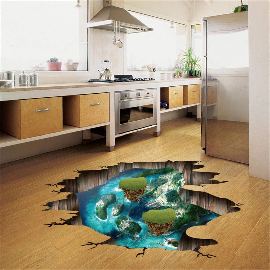 Island Floating Air Legend Tales Removable Art Mural