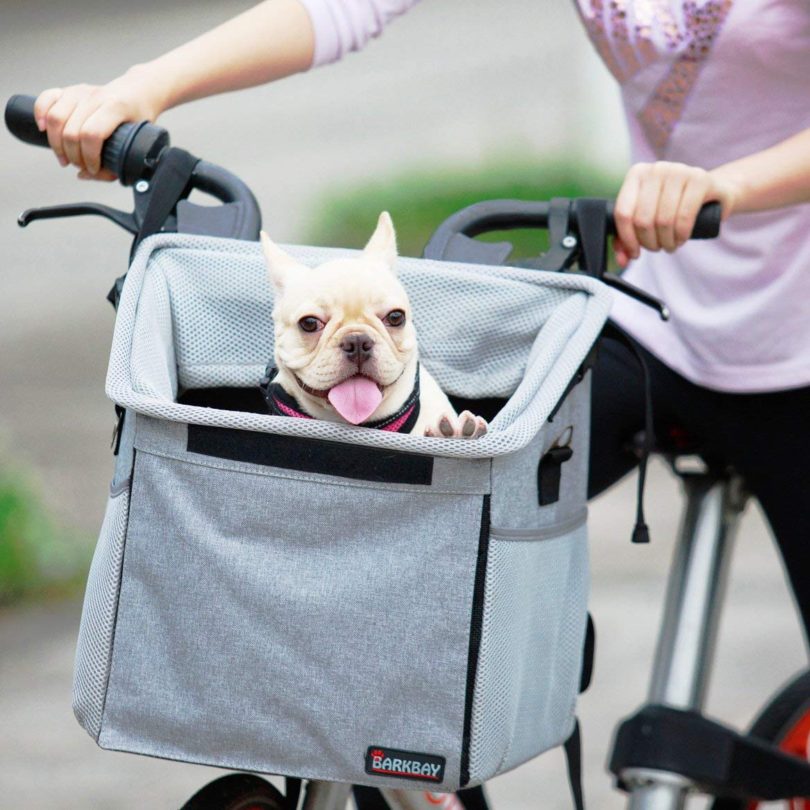 Pet Carrier Bicycle Basket Bag Pet Carrier/Booster Backpack For Dogs