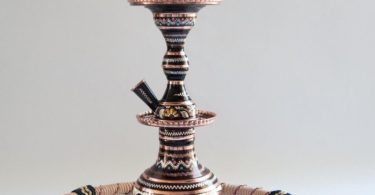 Turkish Traditional Hand Painted Copper Hookah