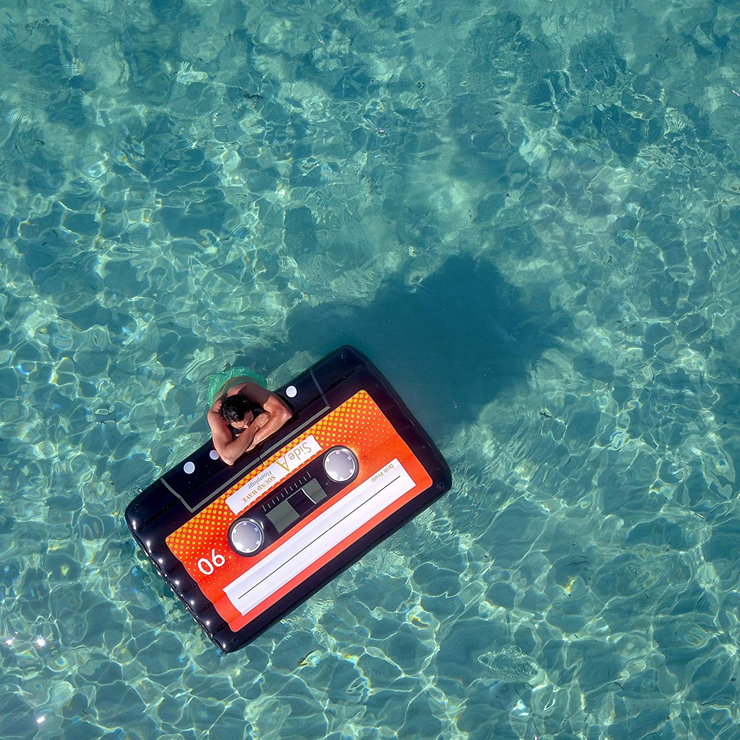 Loteli Mixtape Cassette Tape Pool Float: Large Floats for Adults and Kids