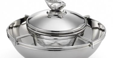 Mary Jurek Beluga Caviar Bowl with Glass Insert