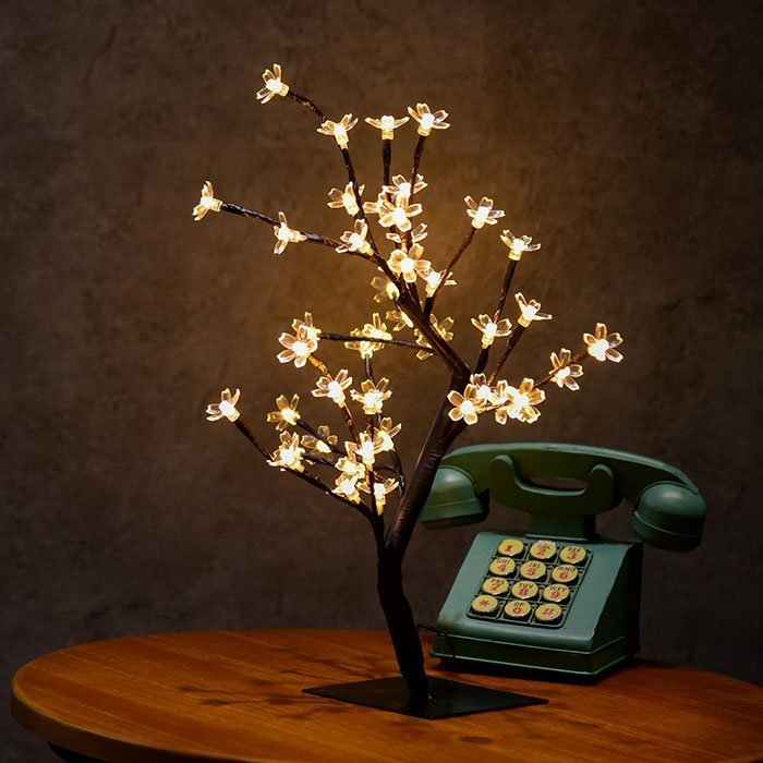 Cherry Blossom Desk Top Bonsai Tree Light