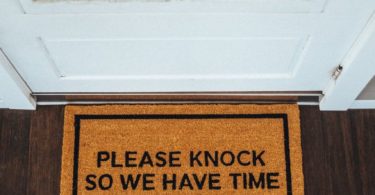Please Knock So We Have Time To Clean Up Doormat