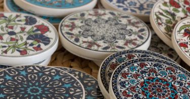 Turkish Handmade Traditional Ceramic Coaster