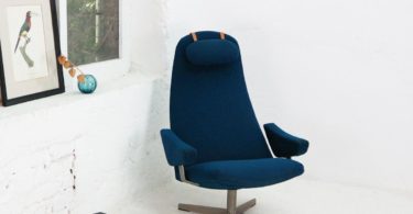 Mid-Century Contourette Roto Lounge Chair by Alf Svensson for Dux