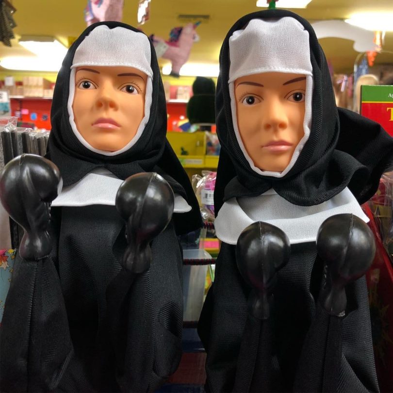 The Punching Nun Fighting Puppet