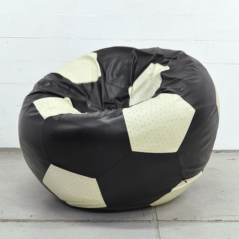 VIP Football Leather Lounge Chair by Edwin Niekel & Taco Regtien