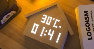 Wooden LED Digital Alarm Clock