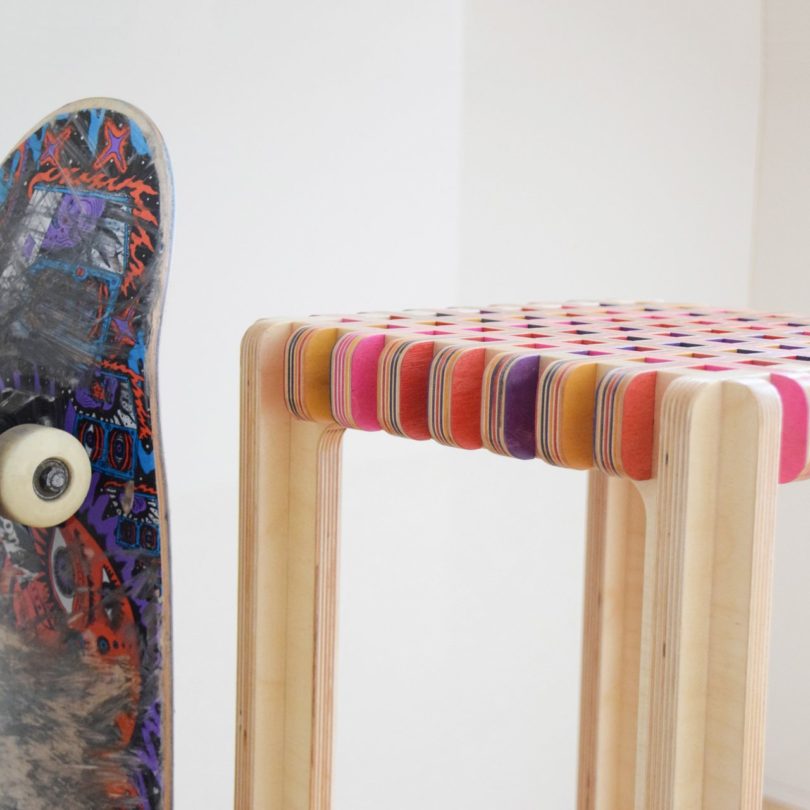 Kruked Skateboard Stool