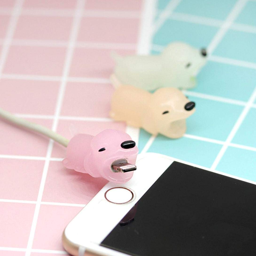 Gbell Cute Luminous Glow in The Dark Animals Cable Accessory