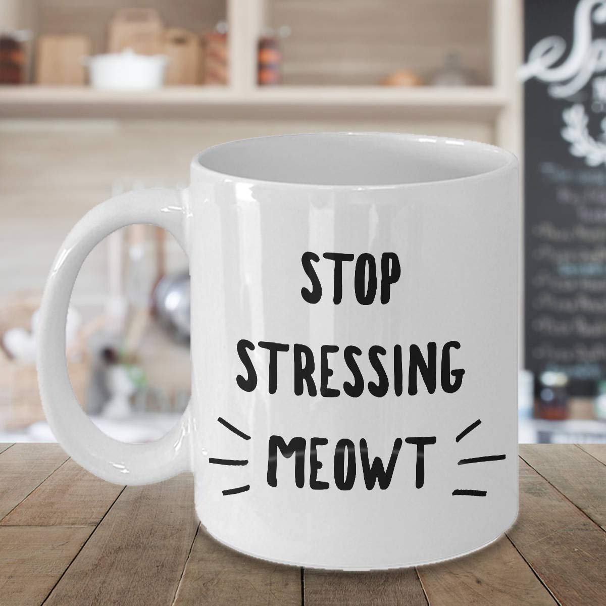 Stop Stressing Meowt Cat Mug