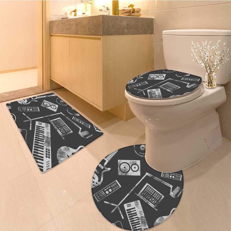 Miki Da U-Shaped Toilet Mat