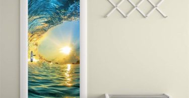 Wave Door Mural Decal