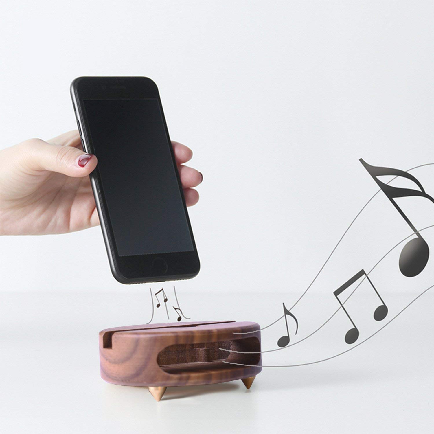 Monolith Cell Phone Stand with Sound Amplifier