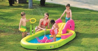 Inflatable Children’s Play Pool with Slide