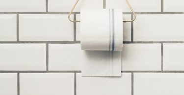 Brass Toilet Paper Holder by Ferm Living