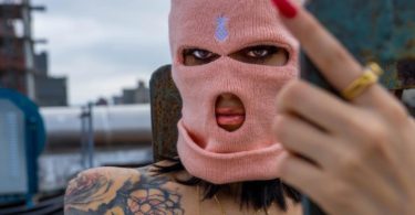 Pink Ski Mask