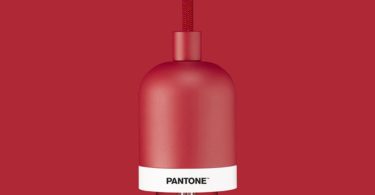 Pantone Cardinal Drop Cap Pendant