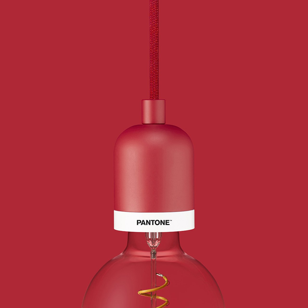 Pantone Cardinal Drop Cap Pendant