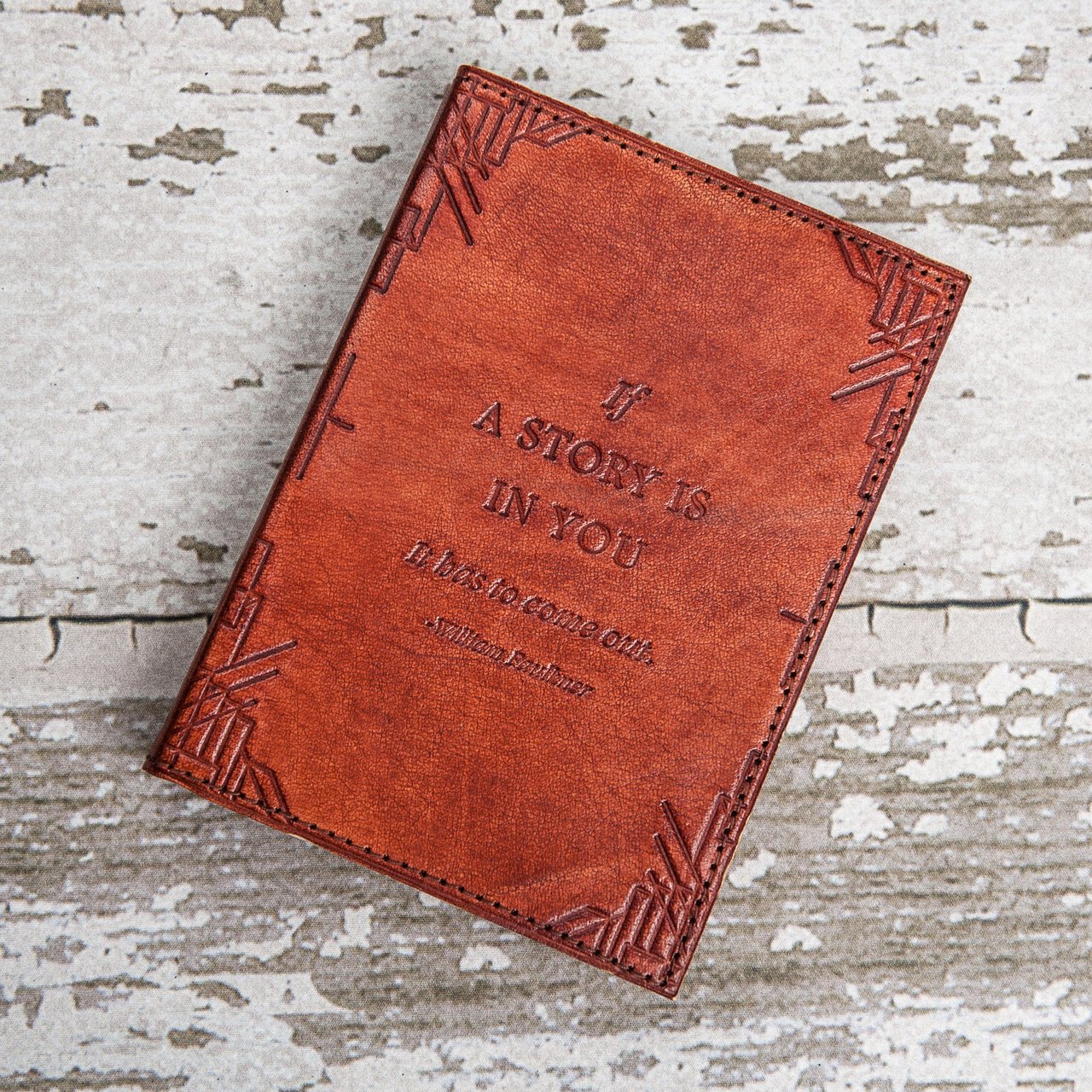 Refillable If A Story Handmade Leather Journal