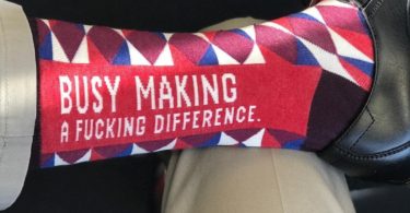 Busy Making A F*cking Difference Socks