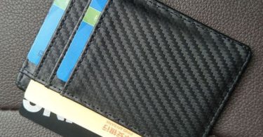 Leather Carbon Fiber Wallet