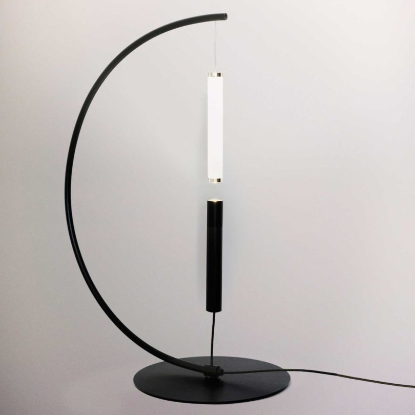 Black Equilibrio Table Lamp by Giulia Liverani for OliveLab