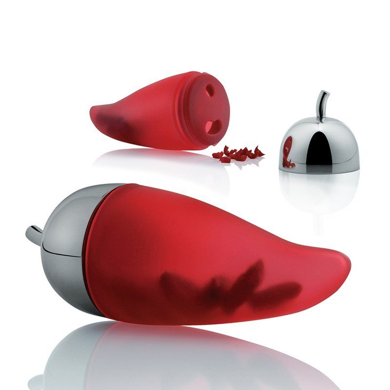 Red Piccantino Chili Scruncher by Alessi