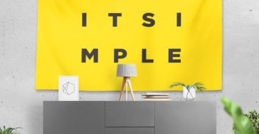 Keep It Simple Wall Tapestry