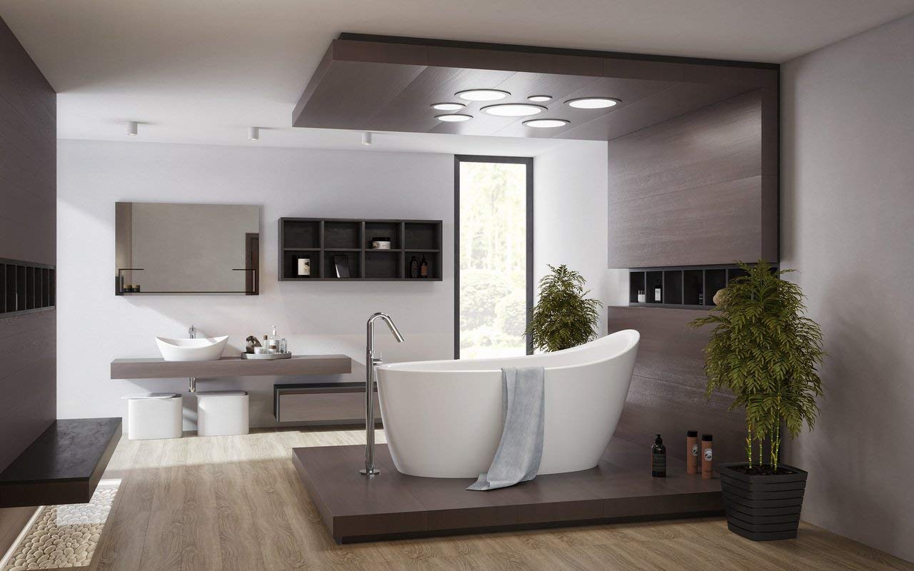 Emmanuelle 2 Freestanding Solid Surface Bathtub