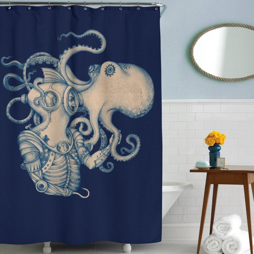 Deep Sea Discovery Shower Curtain