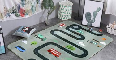 Play Mat with Car Tracks