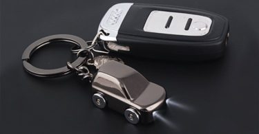 MILESI Key Chain Flashlight with 2 Modes LED Light Car Gifts for Boyfriend