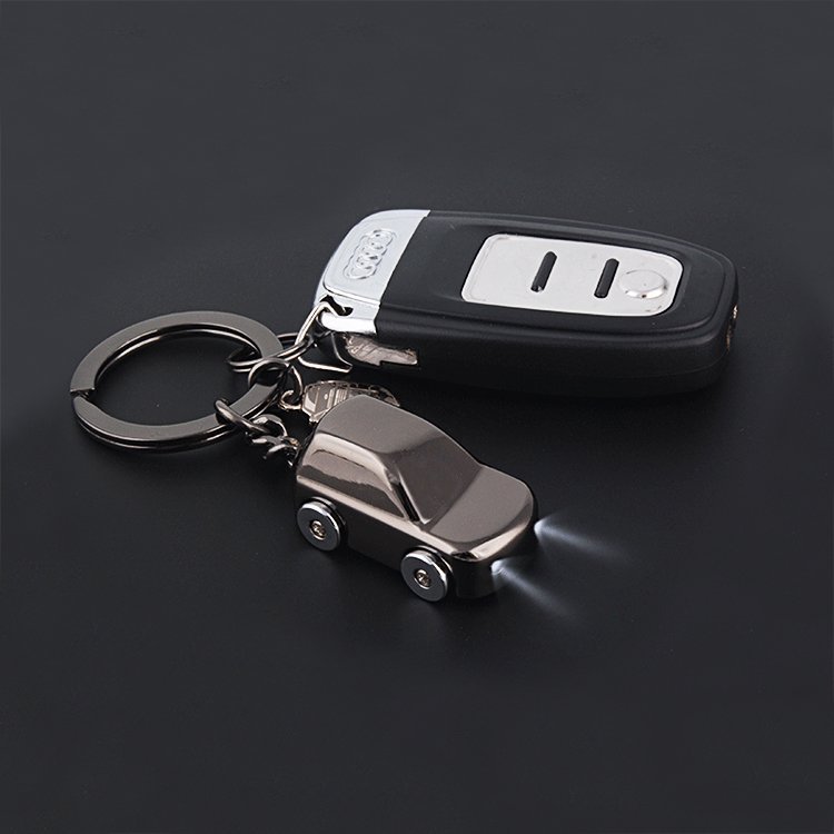 MILESI Key Chain Flashlight with 2 Modes LED Light Car Gifts for Boyfriend