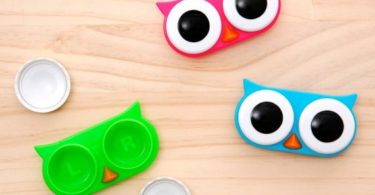 Owl Contact Lens Case