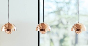 Verner Panton Flowerpot Copper Pendant