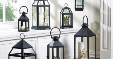 Contemporary Hanging Decorative Lantern Candle Holder