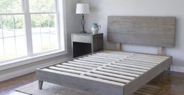 eLuxurySupply Wood Platform Bed Headboard