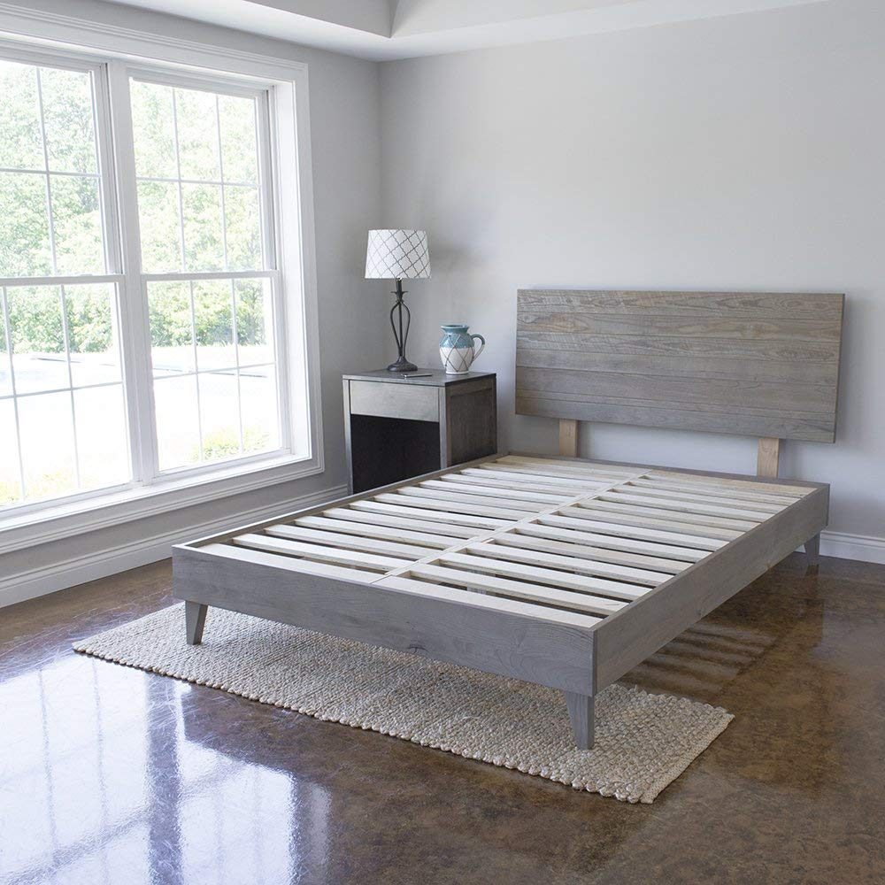 eLuxurySupply Wood Platform Bed Headboard