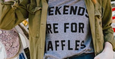 Weekends are for Waffles Dolman T-Shirt by Pyknic
